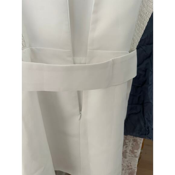 Amanda Uprichard Fae Dress in Ivory - Picture 8 of 9